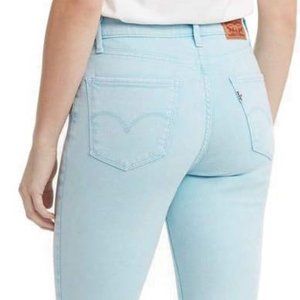 Sold Out Levi's 721 High-rise Skinny Blue Jeans 2 short W26 L28 New with tag